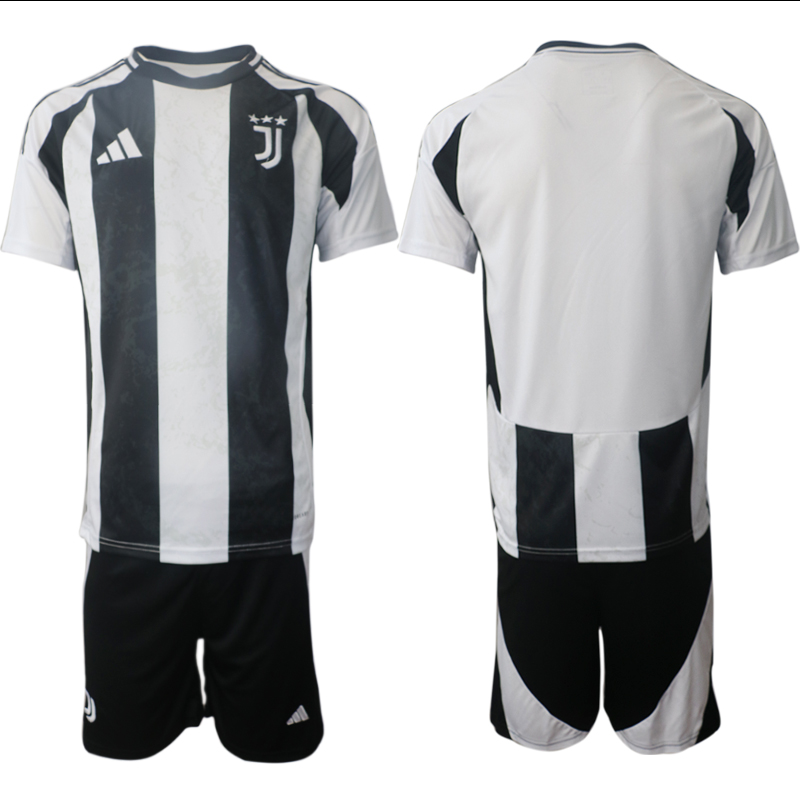 Men 2024-2025 Club Juventus home White Blank Soccer Jersey->juventus jersey->Soccer Club Jersey